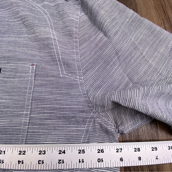 Drill NYC Men’s Short Sleeve Casual Button Down Shirt Light Weight Size 3XLB - Picture 9 of 10